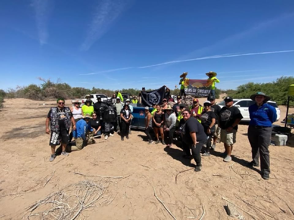 Large group of volunteers from across Yuma County